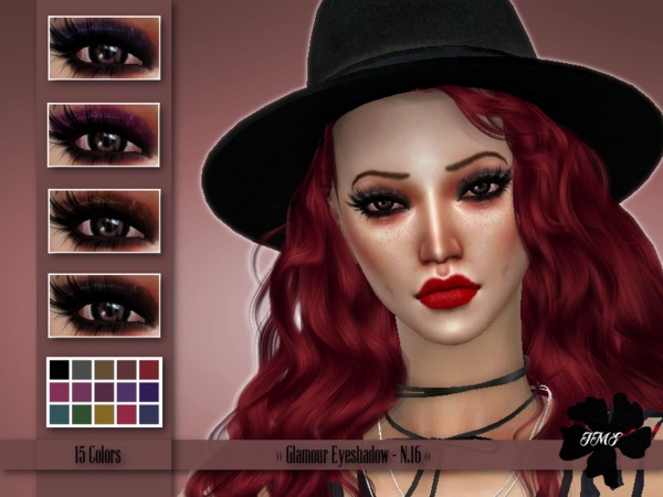 Sims 4 IMF Glamour Eyeshadow N.16 by IzzieMcFire at TSR