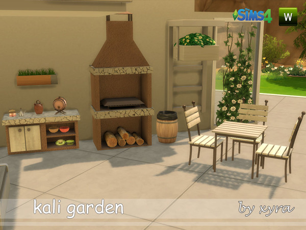 Sims 4 Kali set garden by xyra33 at TSR