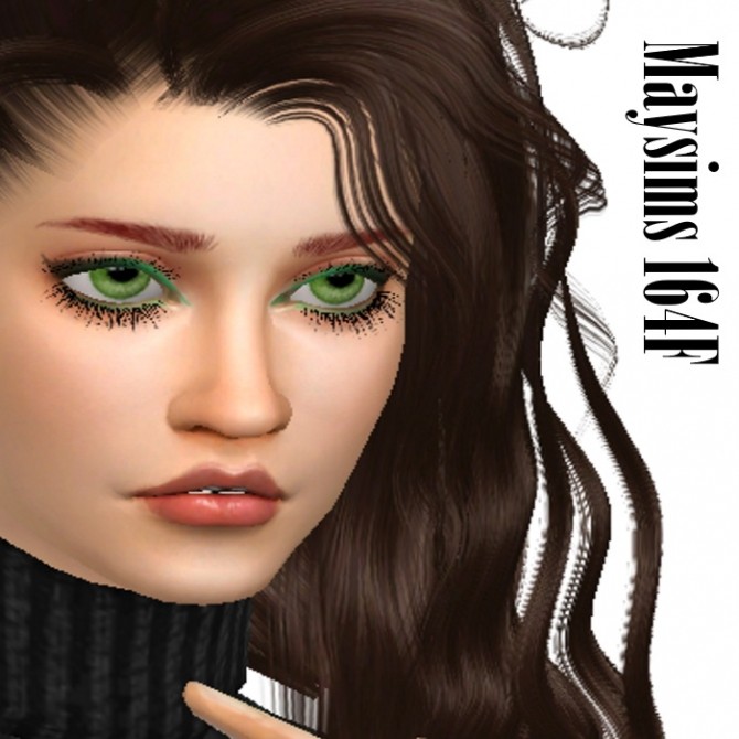 Sims 4 Maysims 164F hair at Dachs Sims