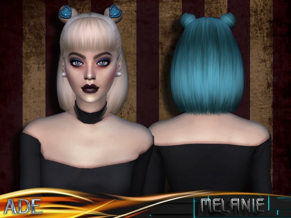 Sims 4 Melanie With Bang hair by Ade Darma at TSR
