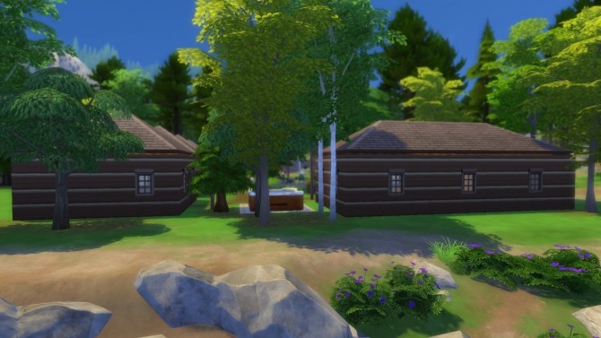 Sims 4 Sims 1:4 Bear Essentials Lodge by Sortyero29 at Mod The Sims