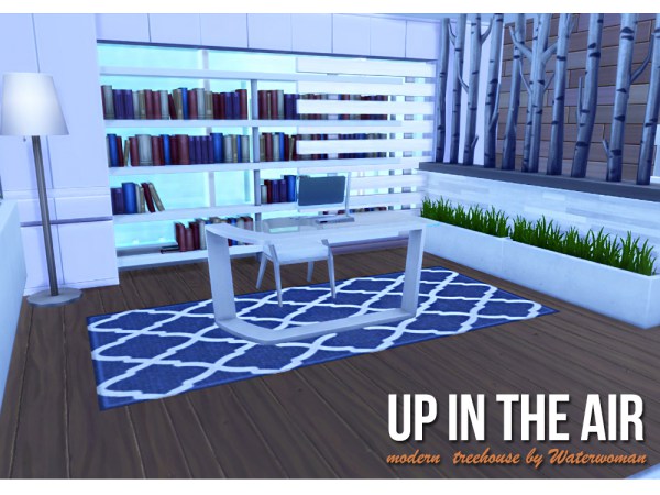 Sims 4 Up In The Air Treehouse by Waterwoman at Akisima