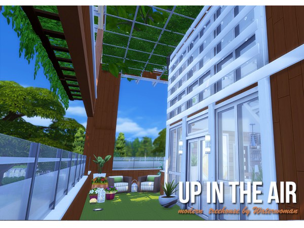 Sims 4 Up In The Air Treehouse by Waterwoman at Akisima