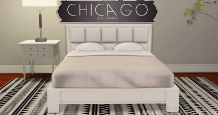 Chicago Bed Frame at Onyx Sims