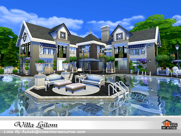 Sims 4 Villa Loilom by autaki at TSR