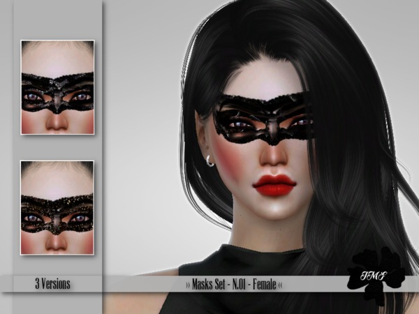 Sims 4 IMF Masks Set N.01 F by IzzieMcFire at TSR