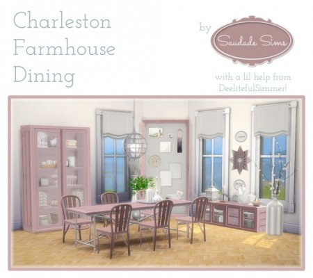 Charleston Farmhouse Dining at Saudade Sims