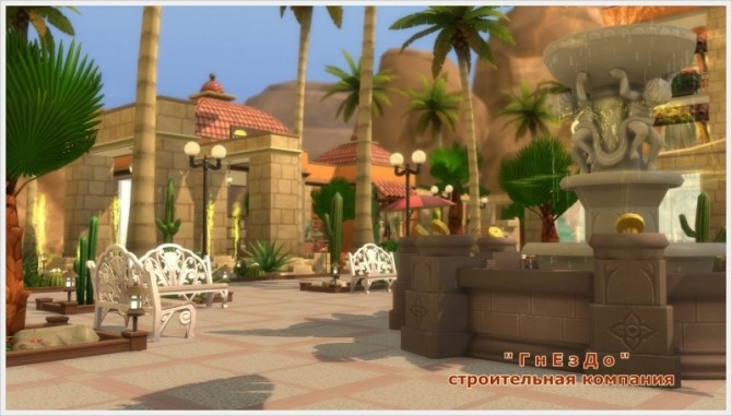 Sims 4 Beach vacation pool at Sims by Mulena