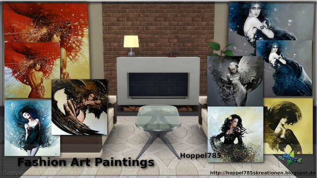 Sims 4 Fashion Art Paintings at Hoppel785