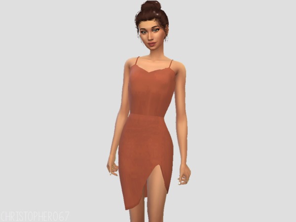 Sims 4 ADORE Dress by Christopher067 at TSR