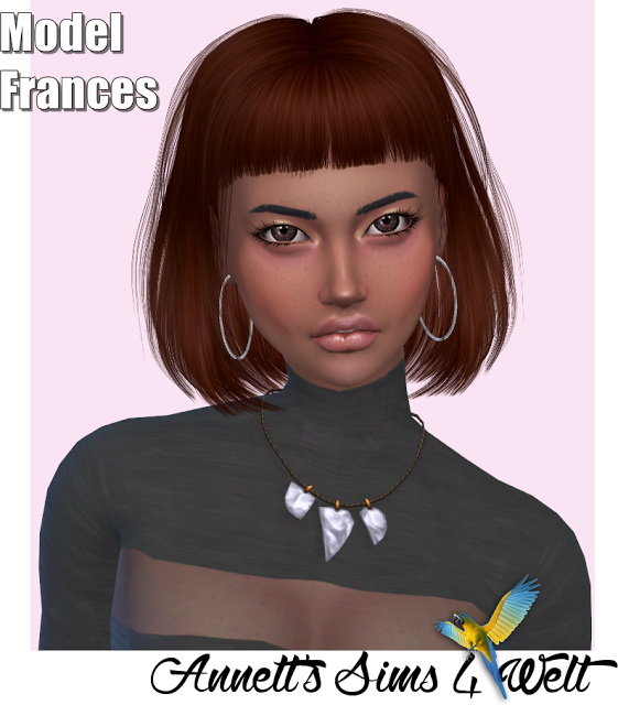 Sims 4 Model Frances at Annett’s Sims 4 Welt
