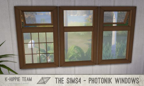 Sims 4 K Photonik (Sunny/Moonlight) 15 Windows (x7 recolors) set 1 at K hippie
