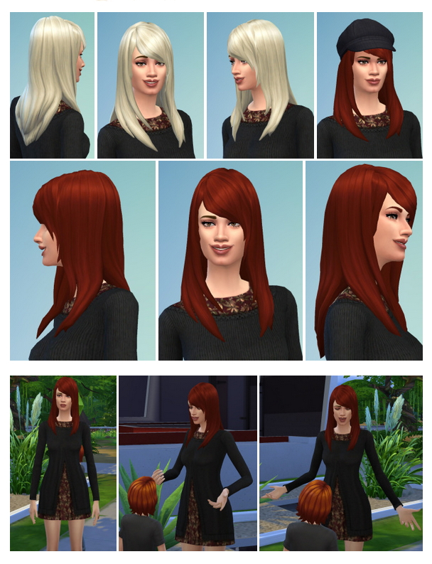 Sims 4 Bridget Hair at Birksches Sims Blog