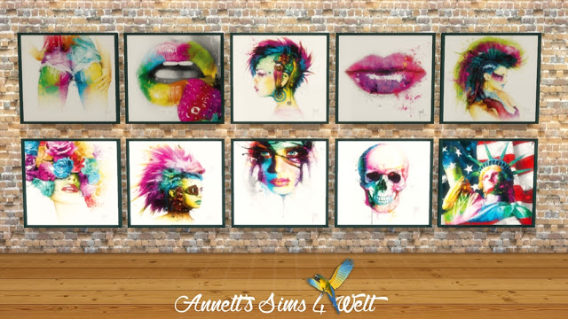 Sims 4 Patrice Murciano Paintings at Annett’s Sims 4 Welt