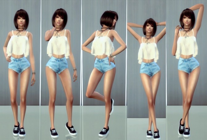 Sims 4 Model Pose Set 9 CAS & Pose Pack version at ConceptDesign97