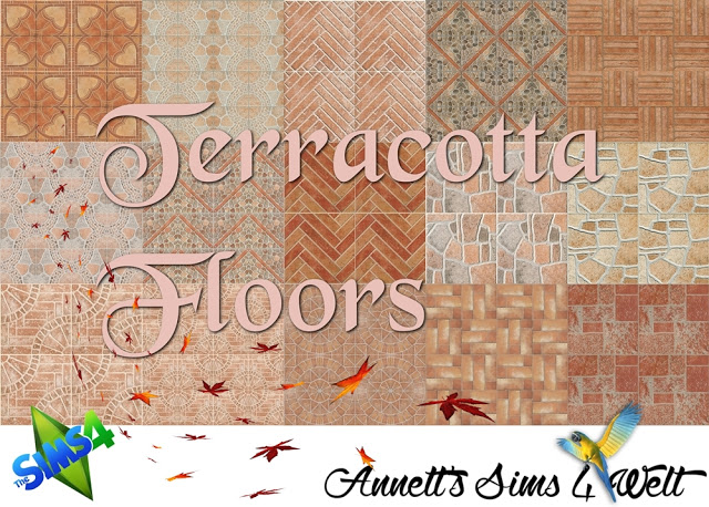 Sims 4 Terracotta Floors at Annett’s Sims 4 Welt