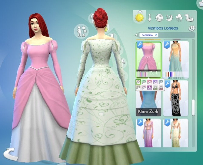 Sims 4 Ariel Dress at My Stuff