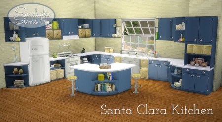 Santa Clara Kitchen at Saudade Sims