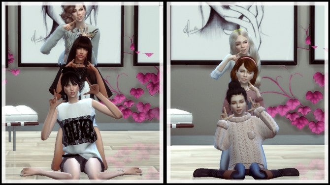 Sims 4 Trio Pose Pack 1 at ConceptDesign97