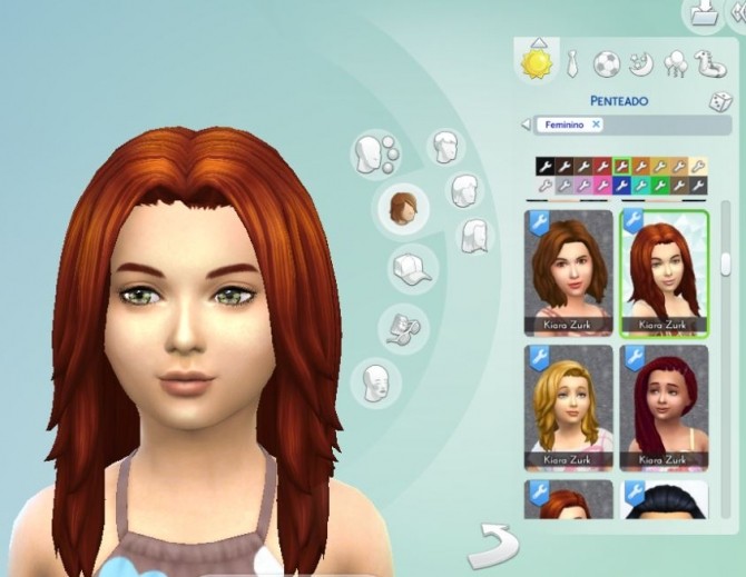 Sims 4 Dynamic Hairstyle for Girls at My Stuff