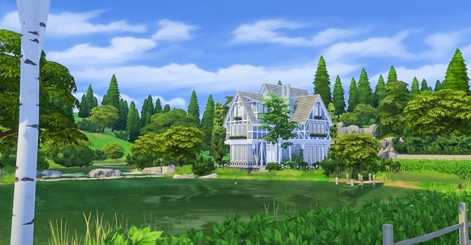 Sims 4 Riverside Cottage by Peacemaker IC at Simsational Designs
