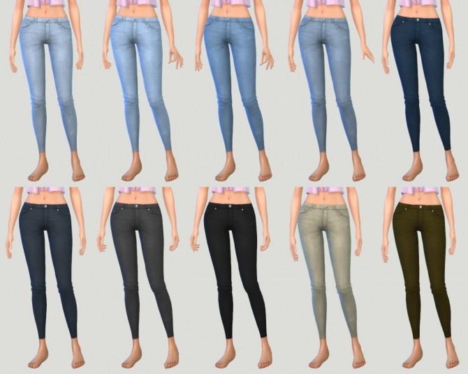 Sims 4 BYS Skinnies Recolor at Pickypikachu