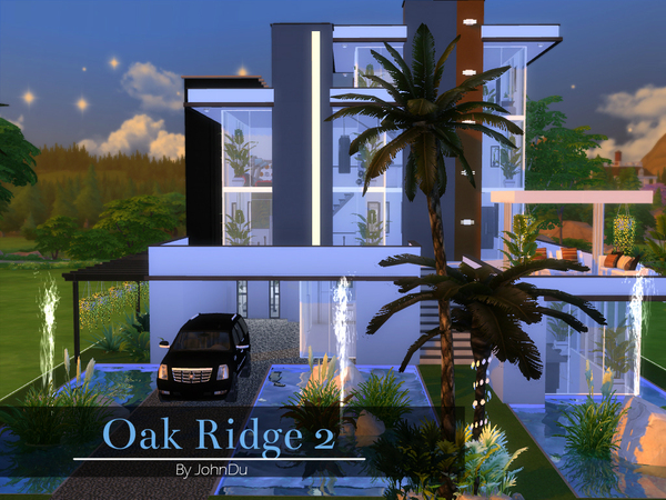Sims 4 Oak Ridge 2 house by johnDu at TSR