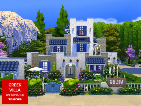 Greek Villa by Takdis at TSR