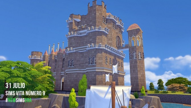 Sims 4 The Red Keep from King’s Landing at Akai Sims