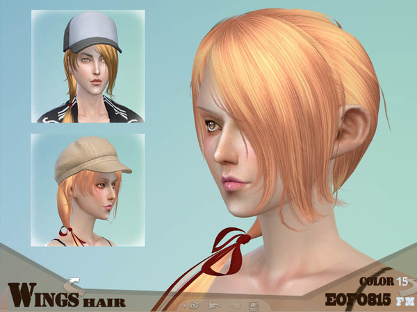 Sims 4 HAIR EOF0815 by wingssims at TSR