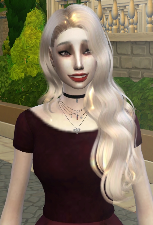 Sims 4 Alice Rosario Vampire Girl by JojoNono 17 at Mod The Sims
