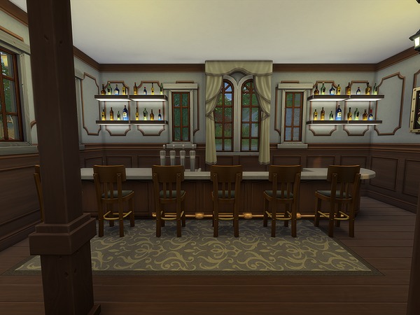Sims 4 Fox Olde Bar by Ineliz at TSR