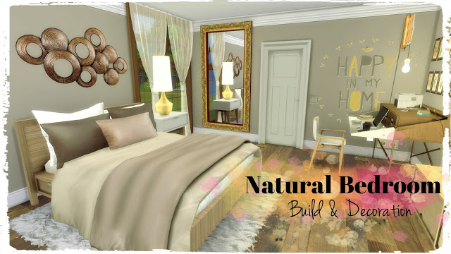 Sims 4 Natural Bedroom at Dinha Gamer