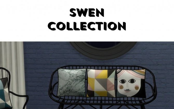 Sims 4 Swen Collection loveseat + armchair at Meinkatz Creations