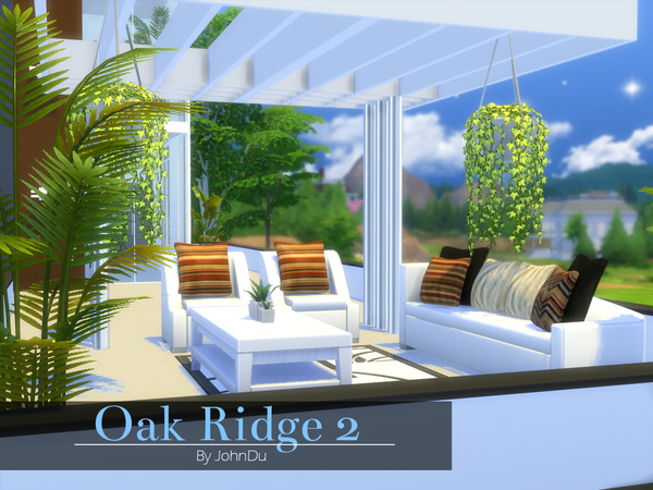Sims 4 Oak Ridge 2 house by johnDu at TSR