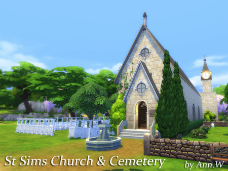 St Sims Church & Cemetery NO CC by annwang923 at TSR