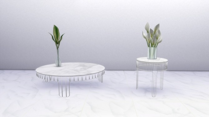 Sims 4 Cadence set of tables (Pay) at Meinkatz Creations