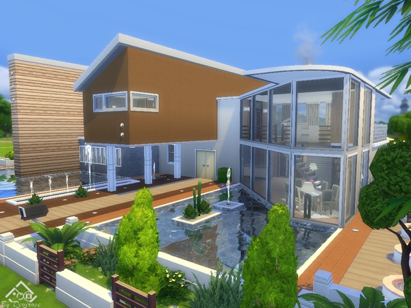 Sims 4 Lover Modern 12 home by Devirose at TSR
