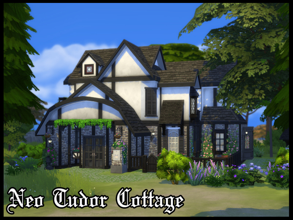 Sims 4 Neo Tudor Cottage by A3ON97 at TSR