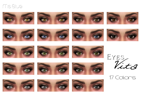 Sims 4 Eyes Vita HQ by Ms Blue at TSR