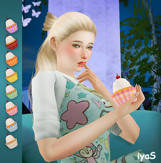 Sims 4 Cupcake at Soloriya