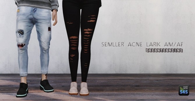 Sims 4 Semllers shoes conversion AM/AF at Dream Team Sims