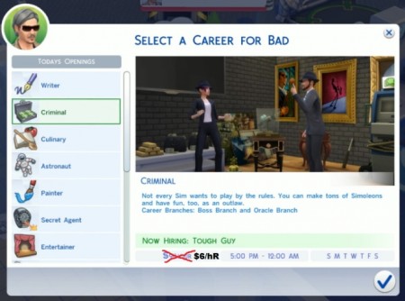 Realistic Salaries (Lower Career Salaries) by Wizirdi at Mod The Sims