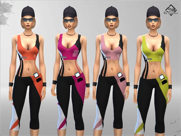 Sims 4 Sportswear Athletic Suit 2 by Devirose at TSR