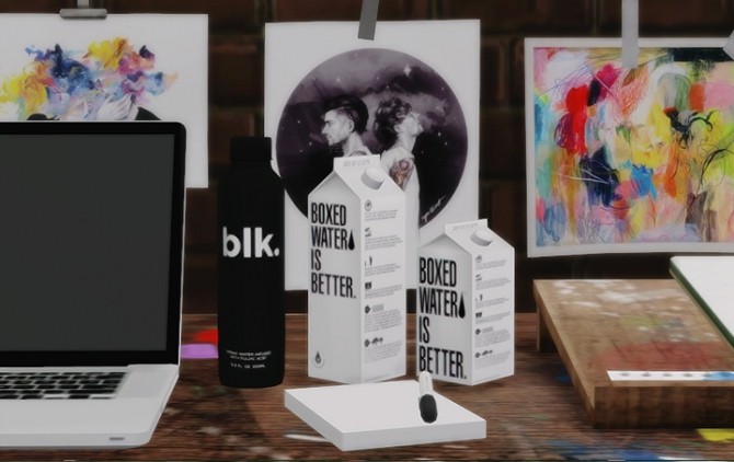 Sims 4 blk Bottle and Boxed Water at Dream Team Sims