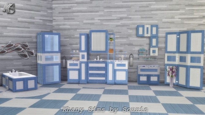 Sims 4 CAMPAGNE bathroom by Souris at Khany Sims