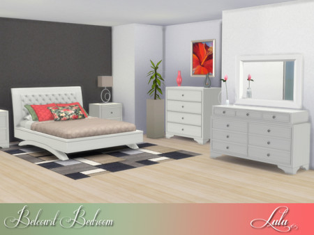 Belcourt Bedroom by Lulu265 at TSR » Sims 4 Updates