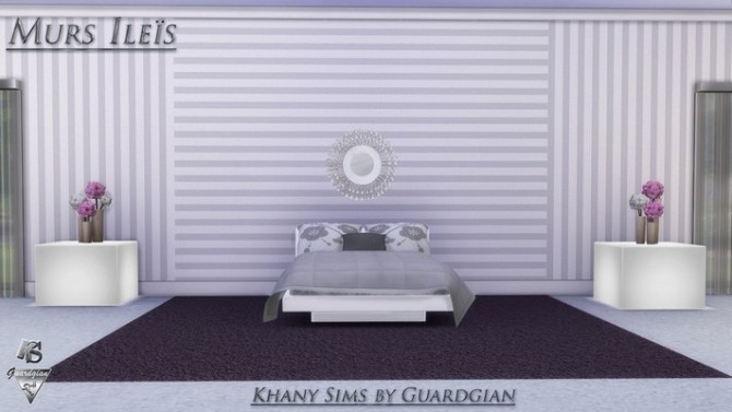 Sims 4 ILEIS wallpaper by Guardgian at Khany Sims