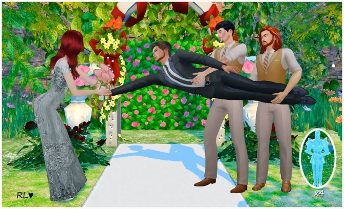 Sims 4 My happy day poses at Rethdis love