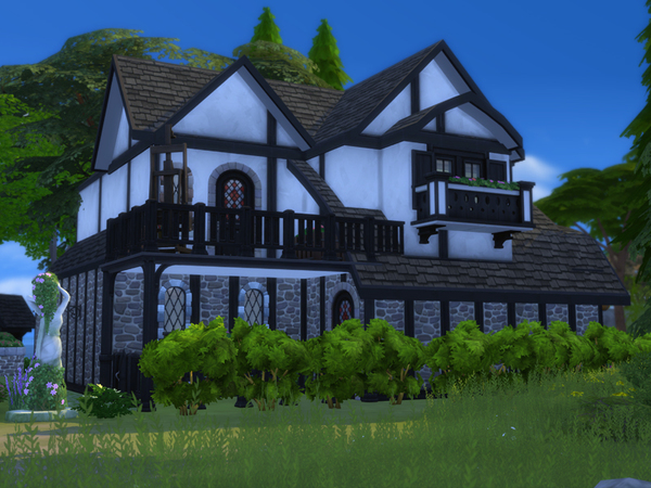 Sims 4 Neo Tudor Cottage by A3ON97 at TSR